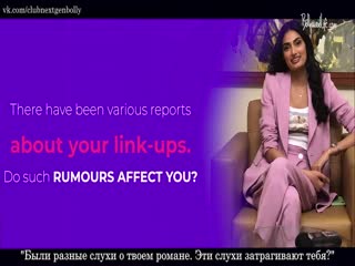 Athiya shetty breaks her silence on link up rumours с русс суб