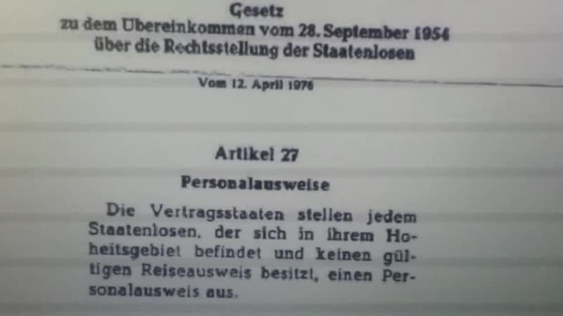 Klärt auf staatenlos