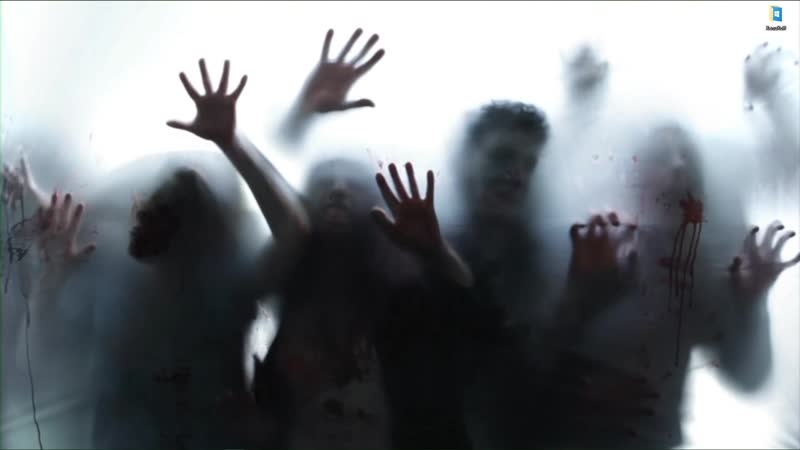 Зомби за прозрачной пленкой живые обои для wallpaper engine