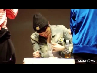 [fancam] 150412♡madtown shinchon fansign ♡ moos daewon baffy