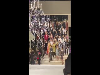 December 4 gigi hadid walking for chanel in paris, france