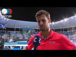 Karen khachanov | interview | australian open 2r