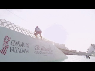 Wakeboarding at a museum red bull art of wake valencia 2012