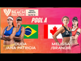 Ana patricia/duda (bra) v melissa/brandie (can) pool a tepic 2023