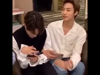 Jeno has become so clingy nowadays he kept on touching jaemin’s legs ; ;