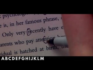 Learn the alphabet in 85 movies or less