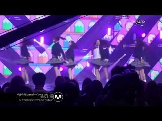 [mpd 141120] lovelyz candy jelly love @ m countdown