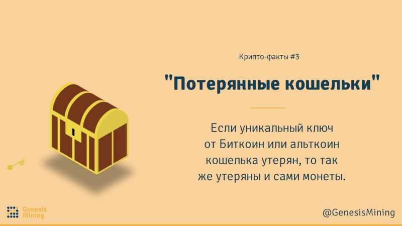 Криптофакты потерянные кошельки