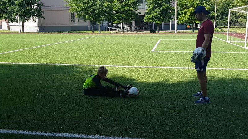 Разминка вратаря чать 2