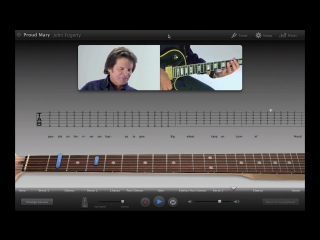 Garageband artist lessons all guitar john fogerty proud mary