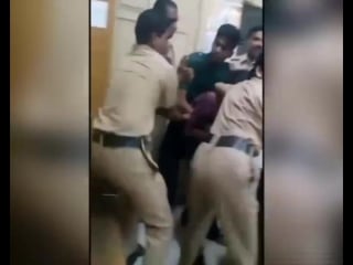 Mumbai police caught on tape brutally thrashing a young couple is khaki their licence to porn?