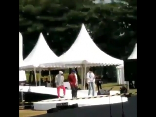 [fancam] [18 07 18] репетиция torch relay concert asian games 2018