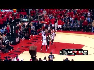 Kawhi leonard dunked on giannis antetokounmpo