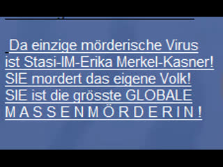 Masvid stasi im erika merkel kasner gibt weitere teile ihres massenmordplanes am auch deutschen volk bekannt!