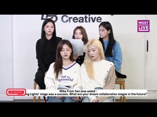 210307 loona interview @ onairromeo