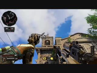 I hit a noscope on the highest point in slums! black ops 4