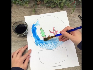 How to make the sweetest snowglobe craft