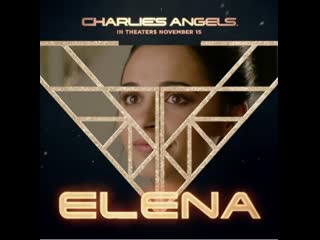 Naomi scott is elena don’t miss #charliesangels