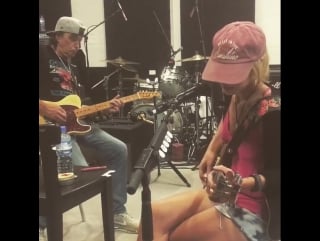 Orianthi on instagram “#rehearsals #sydney #making history @rsoofficial @therealsambora ⚡️🌈🕉☮️💟⭐✨” • instagram