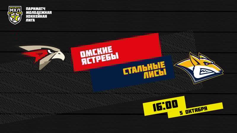 Live! париматч мхл «омские ястребы» «стальные лисы» ( – 1600)