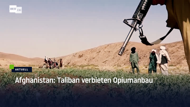 Afghanistan taliban verbieten opiumanbau