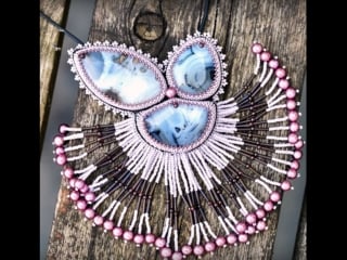 Seed bead embroidery embellishments and trim