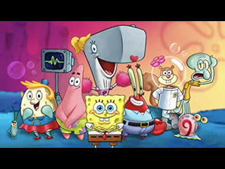 Spongebob after original chinese virus & brazilian, english, and indian variants, facing