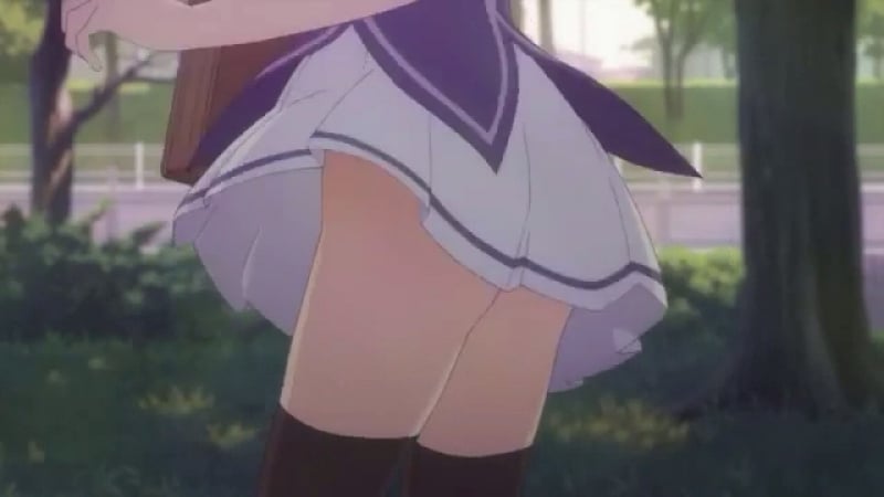 Аниме"меж двух огней девушка и подруга детства"