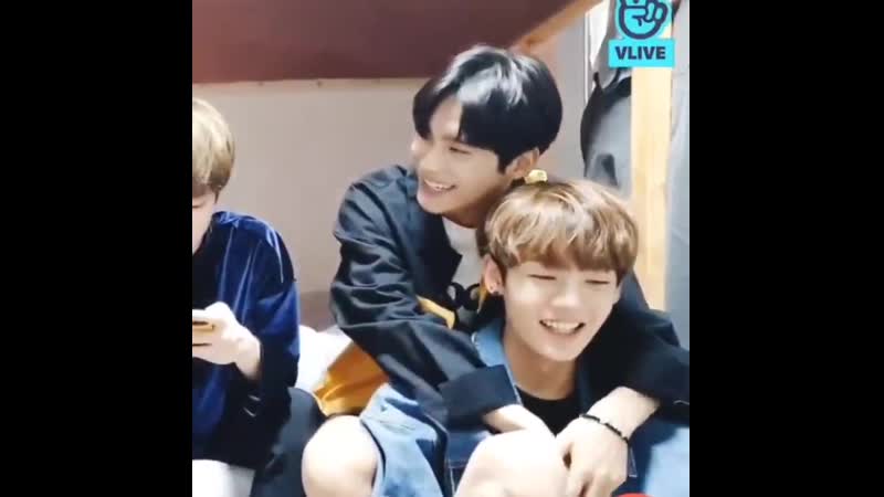 「 junhee was so cuddly and clingy with yuchan 」