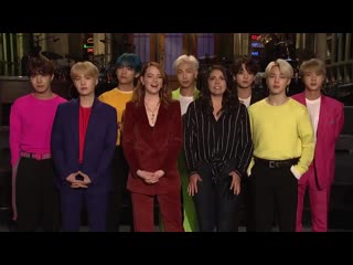 Bts (방탄소년단) 'boy with luv featuring halsey' teaser introduction video (snl) mp4