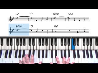 Pianogroove lesson 6 autumn leaves medium swing