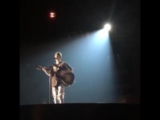 February 12 fan taken video of justin bieber rehearsing for the 58th grammy awards in los angeles, ca