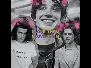 Timothee chalamet, eli hewson & felix mallard