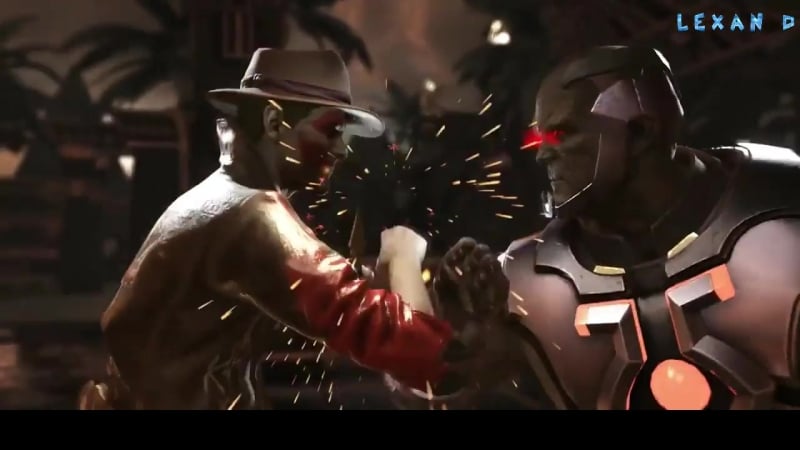 Injustice 2 джокер и дарксайд intros clashes (rus)