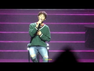 161210 park bogum 박보검 #ohhappyday #malaysia singing 내 사람 my person ost