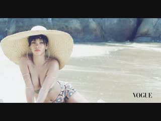 Голая рианна (rihanna) на фотосессии для журнала vogue бразилия (2014) hd 720p