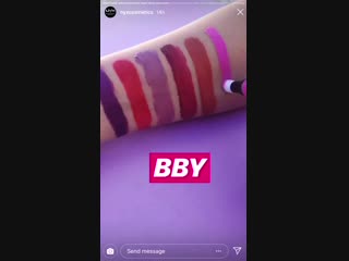 Omg @nyxcosmetics with a whole 13,4m followers used idol by @bts twt as bgm for their swatches of the new lippie shades on ig i