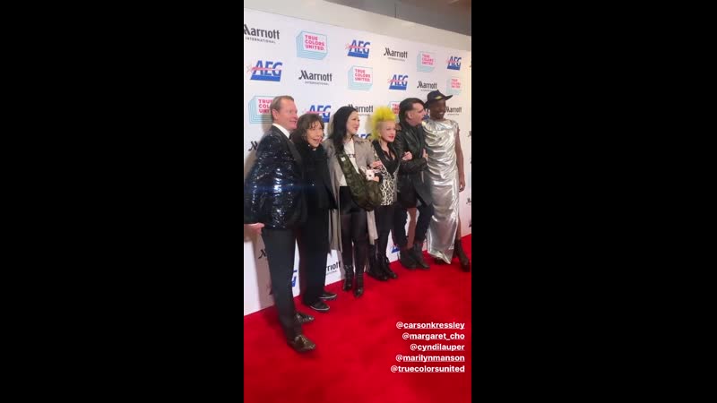 Marilyn manson at the 9th annual home for the holidays benefit concert