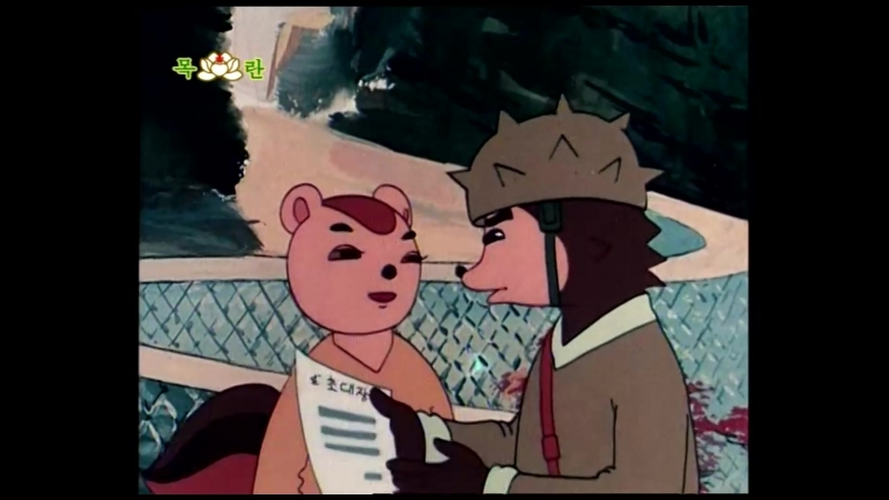 Бурундук и ёжик 01 о том, как рыжик шишек понабивал [sndk] (squirrel and hedgehog на русском языке)