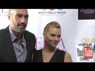 Hamzi hijazi and jamie pressly at the bella new york magazine beauty issue cover party at sur restau