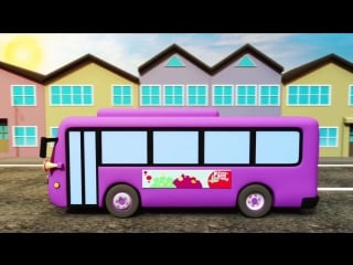 Wheels on the bus with bobby the bus geckos garage