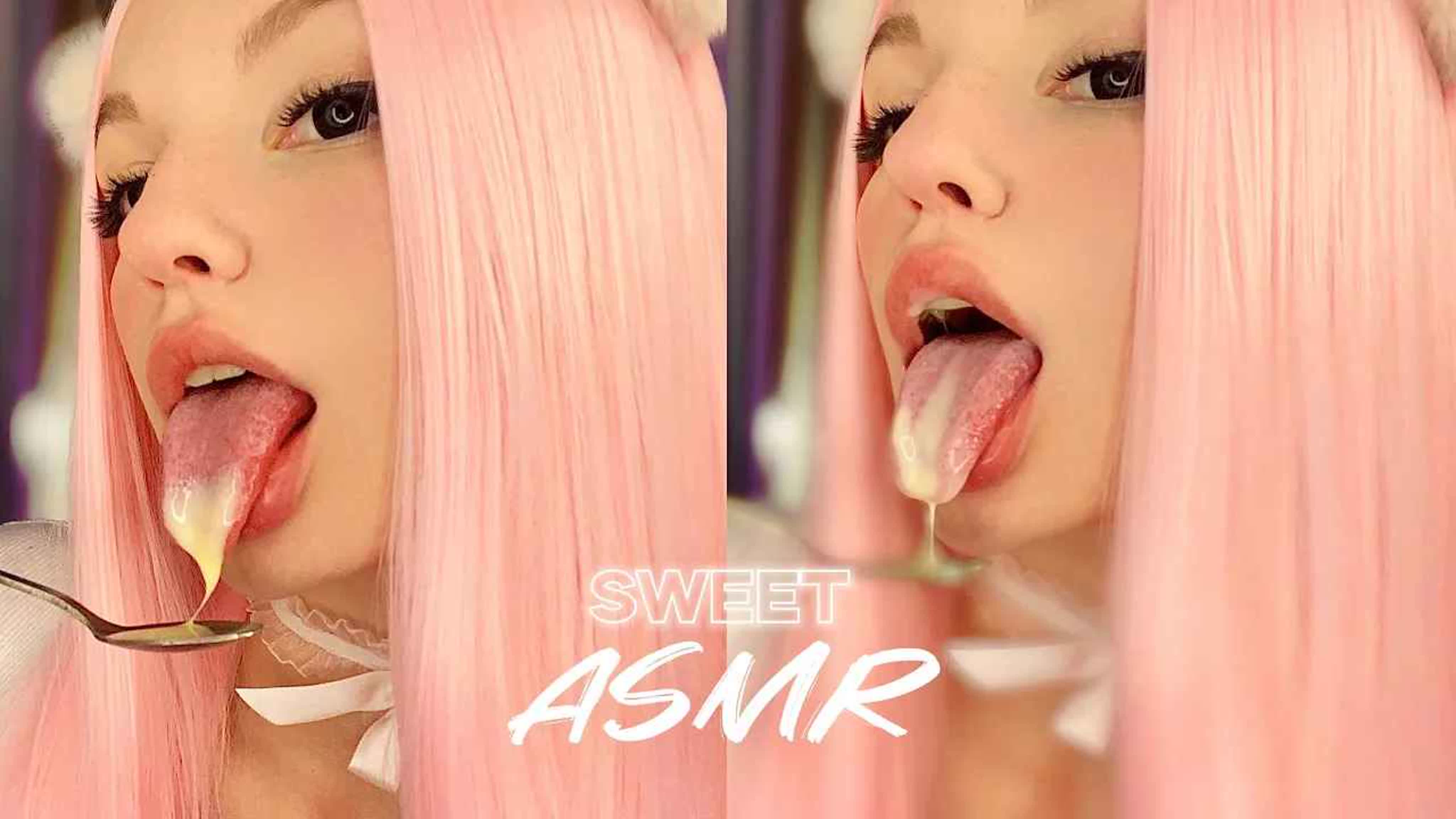 Soly asmr 20220716 asmr eating sweet, licking + feet massage ｜ асмр итинг,  ликинг + массаж ног ｜ asmr асмр 3dio