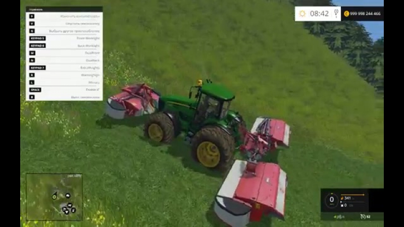 Видеообзор farming simulator 2015 john deer 7730 full pack