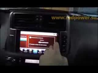 Штатное головное устройство toyota land cruiser prado 150 android 4 1 redpower 15065