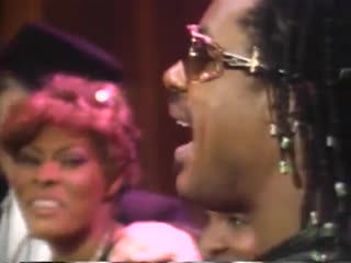 Dionne warwick, elton john, gladys knight & stevie wonder ↑ that's what friends are for