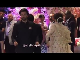 Ranbir, neetu kapoor and ayan mukerji arrive for akash and shlokas engagement