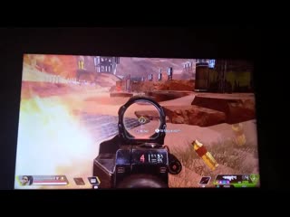 I glitched out my volt while using sheila in the firing range and it caught on fire