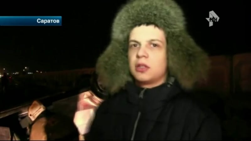 В саратове любвеобильный гонщик перевернул машину с загадочной пассажиркой (видео)