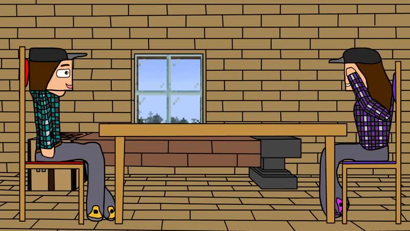 Мульт про эдисона и катю в майнкрафте | анимация