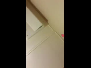 He was so startled 😭